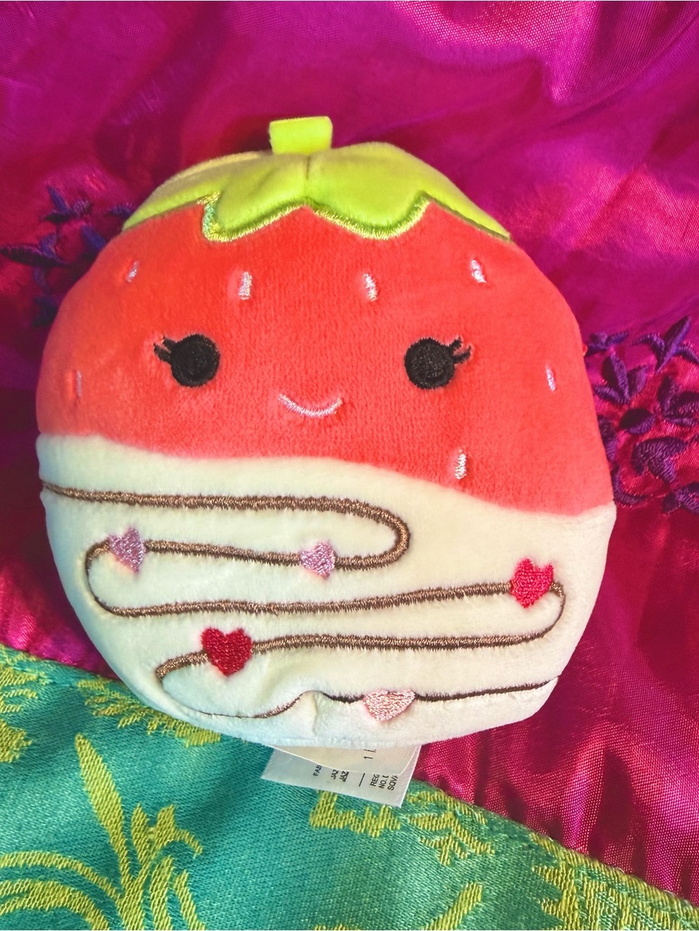 Scarlet Chocolate Strawberry Valentine’s Mini Squishmallow Plush
